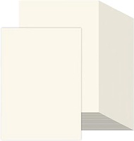200 Sheets Ivory Printer Paper 32 lb/120 gsm Stationery Paper, Ivory Cardstock Paper Sheets for Printing, Copy, Arts Crafts, Letters, Invitations, Laser &amp; Inkjet Printer Compatible (Ivory)