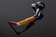 SSK ALGOT03BK-BKBK Machined Aluminum Lever Guard, Left Side, SUZUKI DUCATI and More, 0.5 to 0.7 inch