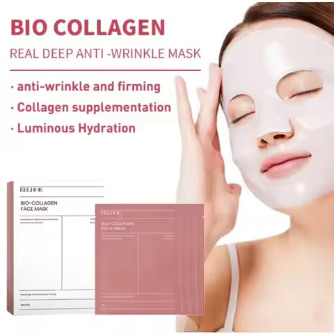 Biological collagen real deep facial mask Collagen night facial care Collagen facial mask moisturizi