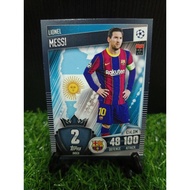 LIONEL MESSI Topps MATCH ATTAX 101 Soccer FC BARCELONA