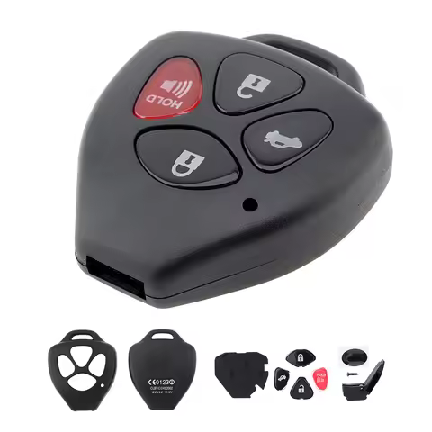 3 4 Buttons Car Remote Key Shell Fob Case Fit for Toyota Yaris Venza Corolla RAV4 tC xA xd Smart Rem