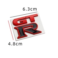 Fashion 1  Metal GTR Logo NISSAN GTR 3D modified split Car Auto Decorative Rear Trunk Emblem Badge S