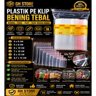 Pe clip plastic bag zipperBENING 4 x 6 cm 5 x 8 cm 6 x 10 cm 7 x 10 cm 8 x 12 cm 8.7 x 12 cm plastic
