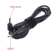 USB Type C PD Charging Cable to 3.0 X 1.1mm Male Plug Converter for Asus Sam sung Ac er 19V Laptop P