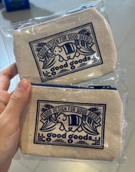 【購自泰國 人氣潮品牌】全新Good goods大象麻布卡片套 散紙包 鎖匙包 coins bag card holder key holder