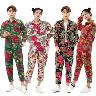 christmas dress for kids girl christmas outfit Northeast Big Flower Cloth Clothes Original Shirts Gi