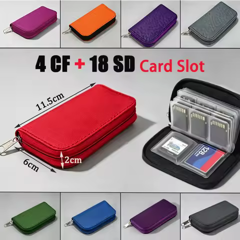 22 Slots Memory Card Collect Bag Camera Memory Card Case Holder Bag for CF/SD/Micro SD/SDHC/MS/DS Ga