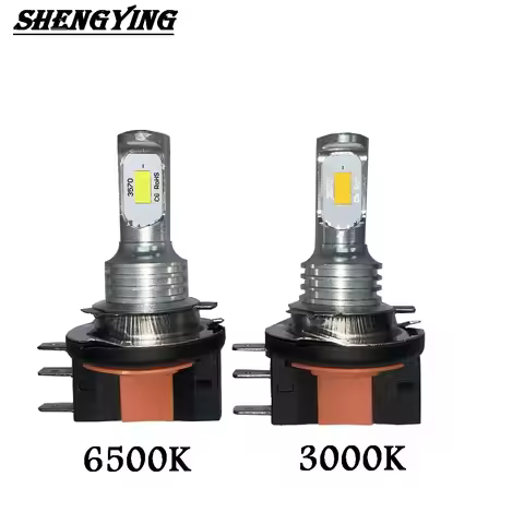 2Pcs 3570 H15 LED Bulbs 80W 6000LM Car Headlight Turbo Daytime Running Lights Car Lights For Mercede