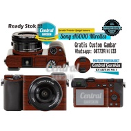 Camera Garskin sony A6000 - wood