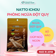 Viên Uống Nattokinase 3000FU Phòng Ngừa Đột Quỵ Bổ Não Giúp Ngủ Ngon Natto Ichou Genki Fami Nhật Bản