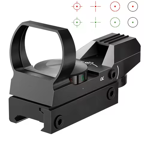 Tactical Red Green Dot Sight Scope Optics scope Red Dot Sight Hunting Optics Reflex Sight with 20mm 