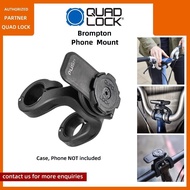 【In stock】QUAD LOCK BROMPTON PHONE MOUNT 25.4MM Phone Holder For Brompton Folding Bike Cycling Bicycle Accessories 7IOS T2NC
