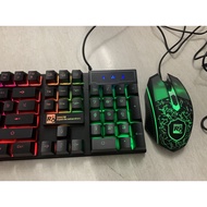 R8-910 7-color Led Gaming Keyboard Mouse Combo