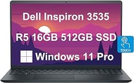 DELL Inspiron 15 15.6" Business Laptop (FHD Touchscreen, AMD Ryzen 5 7530U, 16GB RAM, 512GB PCIe SSD, (6-Core Beat i7-1165G7)) Numeric Keypad, Webcam, 2024 Inspiron 3000 3535, Win 11 Pro, Carbon Black