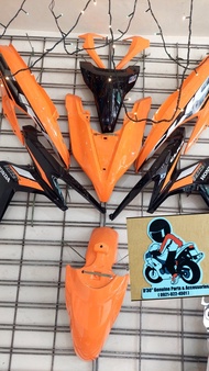 FAIRINGS SET ORANGE/BLACK - CLICK 125 V2