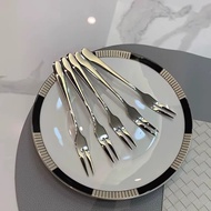 9 ️ ⃣ Fruit Fork Stainless Steel Household High-End Fruit Pick Fruit Pick Fork Fruit Pick Fork Fruit