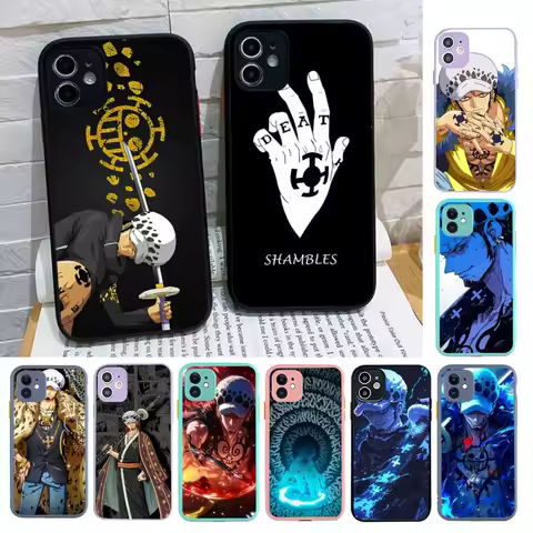 Trafalgar O-One P-PieceS D.Water Law Phone Case For IPhone 14 12 13 Mini Pro Max 8 7 Plus X XR XS MA