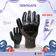 INNOSAFE KARBONHEX Anti-collision Impact Protective Gloves anti-cutting anti-slip oil abrasion resi