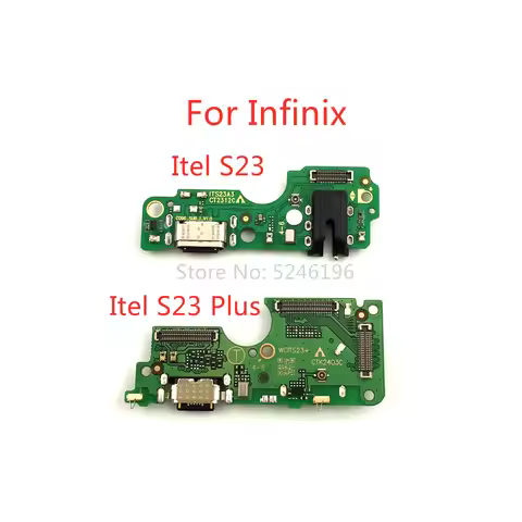 1pcs USB Charging Port Charger Flex Cable For Infinix itel S23 For Infinix itel S23 Plus Replace Par