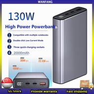 130W Laptop Powerbank 20000mAh for mobile phone / tablet /laptop Powerbank Notebook Ultra Fast Charge, Type C, USB A Sui