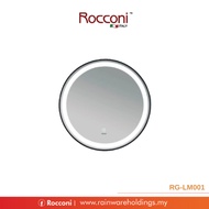 RG-LM001 Black Aluminium Frame LED mirror 600mm