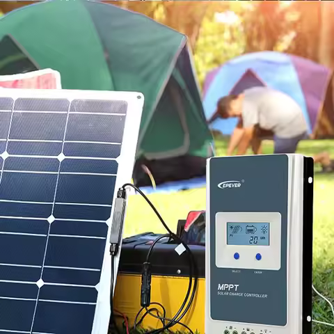 EPever MPPT 10A 20A 30A 40A Solar Charge Controller 12V24V Auto Solar Battery Charger Max PV VOC 100