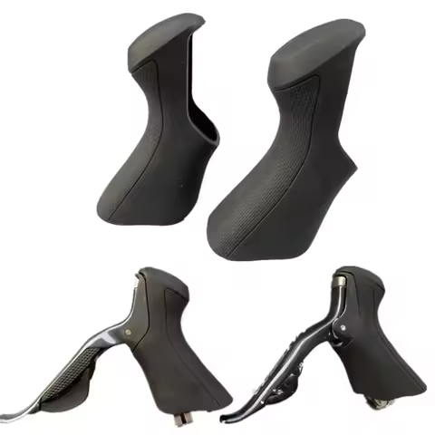 Soverup Brake Gear Rubber Covers Hoods For-Shimano Ultegra Di2 ST-6870 Road Bike Parts Bicycle Acces