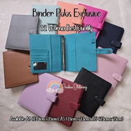 Binder Exclusive Pastel Synthetic LeatherPOLOS A6 Size/ 6 holes, A5/ 20 holes and B5/ 26 holes A5 Bi
