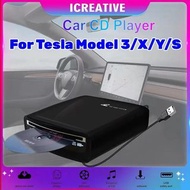 適用於MP5、LED電視、PC和大多數汽車的外置車載DVD/CD播放器，例如特斯拉Model 3（2019-2021款），具有USB供電的便攜式CD播放器