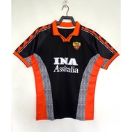98-99 Rome's third away retro football jersey football # TOTTI