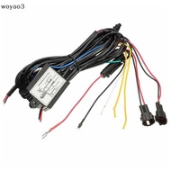 [WY3] Car DRL Daytime Running Light Dimmer Dimming Relay Control Switch Harness 12V [VN]