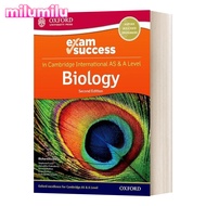 Milu Exam Success Cambridge Int เป็นหนังสือภาษาอังกฤษต้นฉบับระดับชีววิทยา