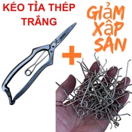 Pruning shears, pruning shears, white steel pruning shears, pruning shears, SK5 scissors, Japanese s