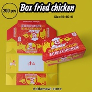 200 pcs fried chicken packaging | Fried chicken wrap | Fried chicken box