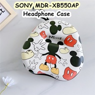 【Trend Front】For SONY MDR-XB550AP Headphone Case Niche Cartoon PatternHeadset Earpads Storage Bag Casing Box
