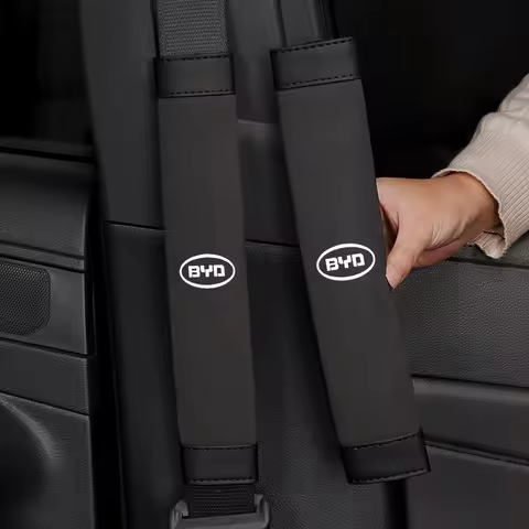2Pcs Car Seat Belt Cover Shoulder Protector Auto Accessories For BYD Plus Song Max Qing Yuan I3 S7 G