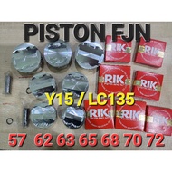 PISTON FJN LC135 Y15ZR Y15 PISTON RING SET 57 62 63 65 68 70 72mm