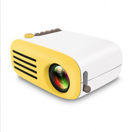 Others - YG200家用迷你投影儀LED便攜式小型兒童投影機高清1080P（黃白色-普版）