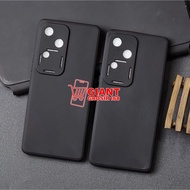 Vivo V30 Vivo V30 Pro Case Macaron Black Silicone Matte Black Vivo V30 Vivo V30 Pro