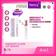 ANIMATE Glow Lip Serum 4 ML with HONEY + Vit E l Moisturizes Lips