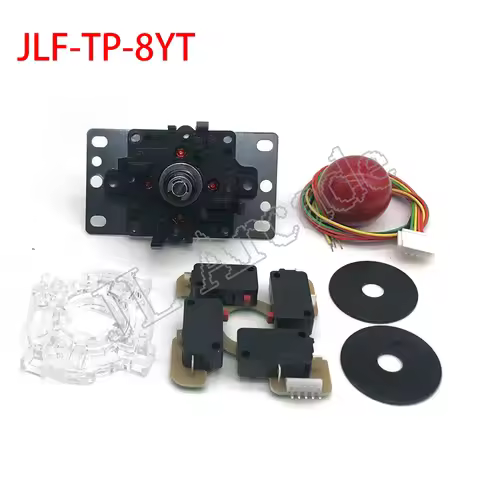 Sanwa-Joystick with 5-Pin Wiring Harness, Arcade Game Machine Accessories, Cabinet Parts, Official O