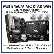 [Ready stock] MSI B460m Mortar Computer Motherboard [Intel B460 / LGA 1200]