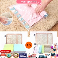 【SG Seller】Hand Roll Travel Storage Bag Vacuum Bag Household Storage Compression Organizer Bag Wardr