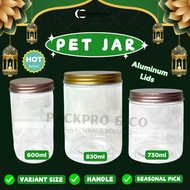 PET JAR Aluminium Cap bottle plastic container biscuit jar biskut container biskut jar 饼干罐 罐子 plasti