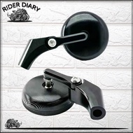 กระจกปลายแฮนด์  กระจกปรายแฮนด์ ปลอกแฮนด์ กระจกปลายแฮนด์กลม งาน​ CNC กระจกมอเตอร์ไซ