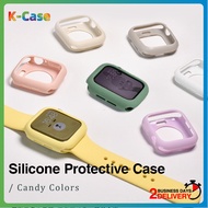 [SG] Colorful Soft TPU iWatch Case for iWatch Series 1/2/3/4/5/6/7/8/SE Ultra-Thin Shockproof Silicone Case