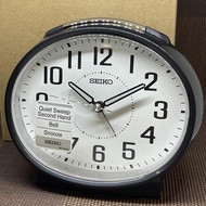 [TimeYourTime] Seiko Clock QHK059K Quiet Sweep Silent Movement Bell Alarm Light Alarm Clock QHK059