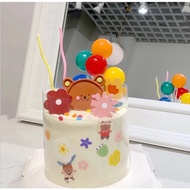 Korean INS style birthday cake decoration balloons