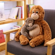 Premium Quality Plush Pillow Soft Washable Cuddle Pillow Stuffed Orangutan Plush Toy – Cute Macaque 