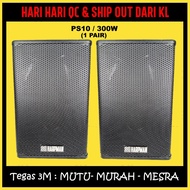 [Tegas] HARPMAN Professional 10'' 300W Passive Speaker Monitor Stage Speaker Events Speaker (1 PAIR)